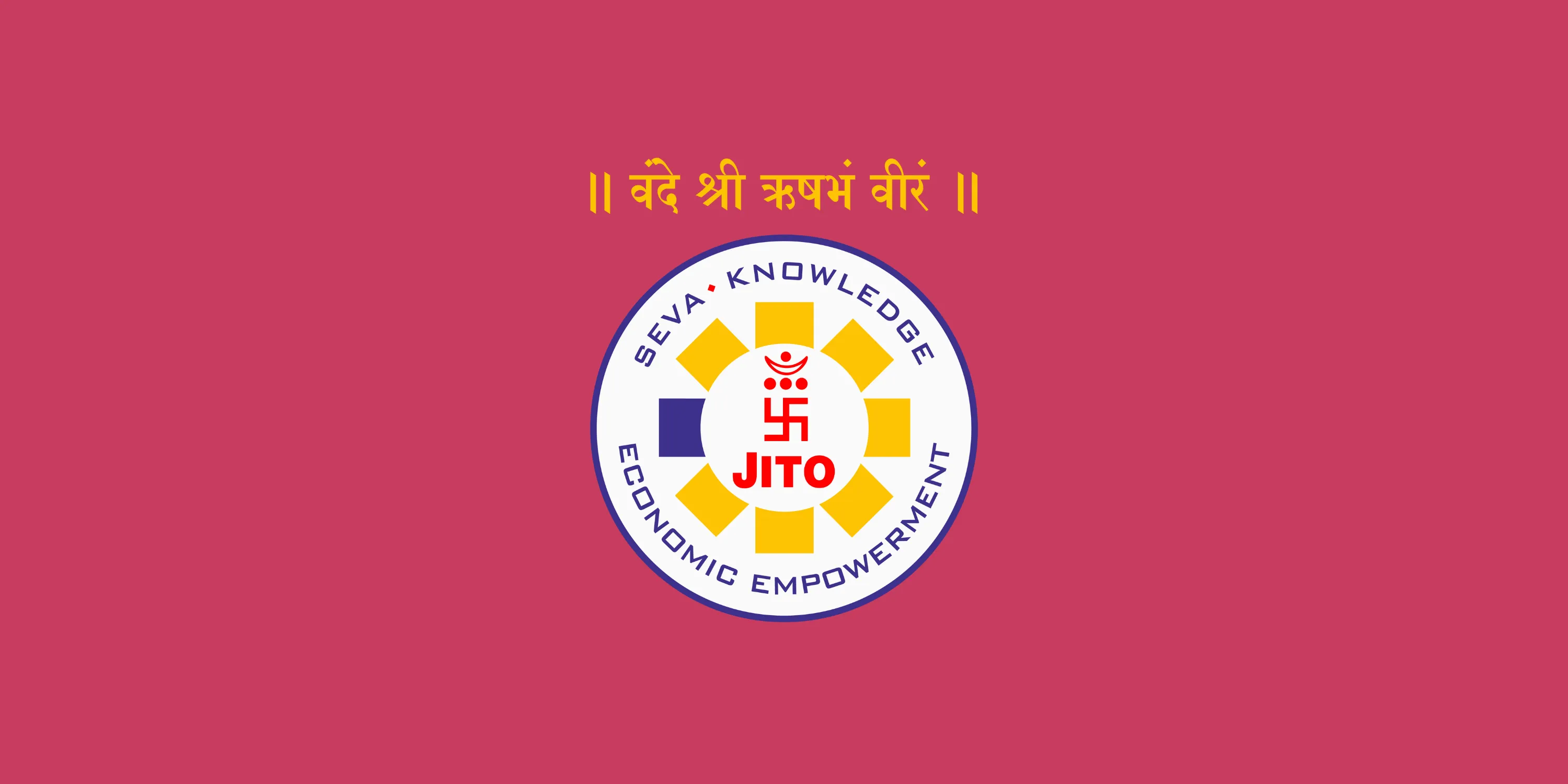 JITO Youth Jaipur emblem - Seva, Knowledge, Economic Empowerment