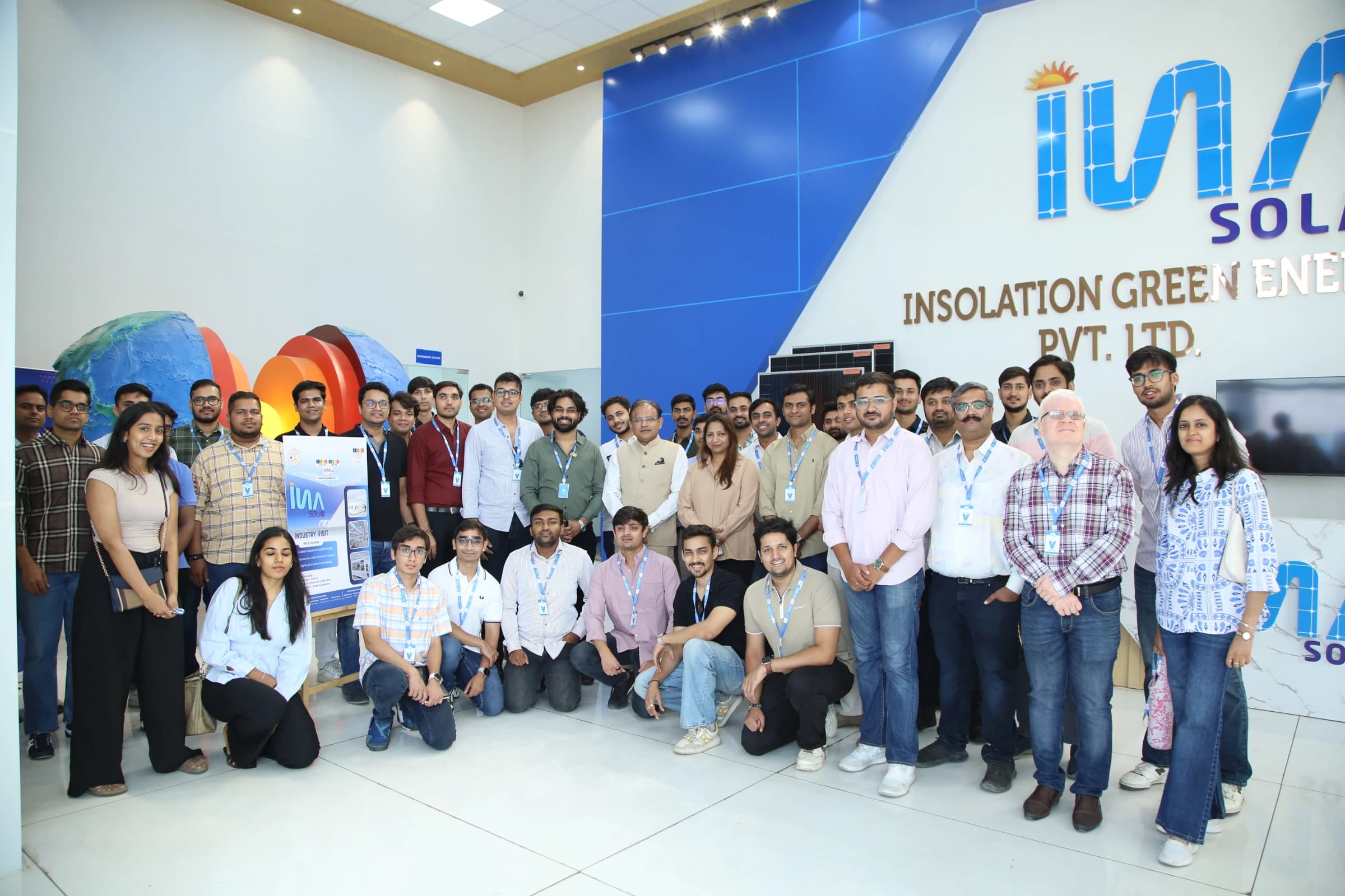 INA Solar factory Visit